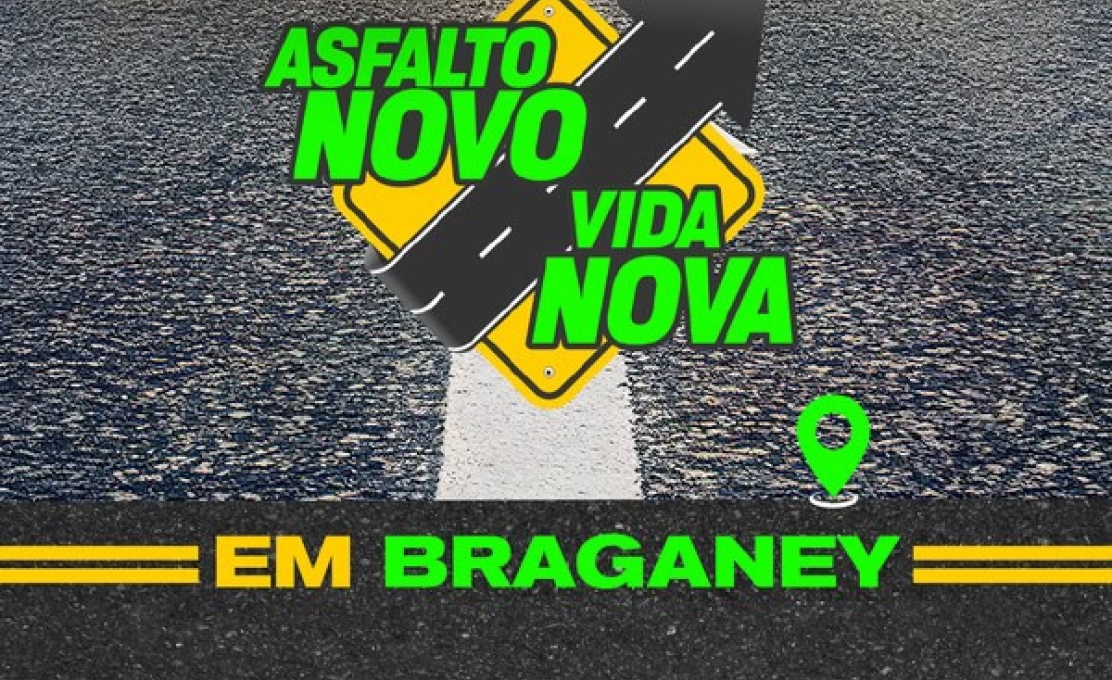 Tem vida nova aqui! A cidade está recebendo o maior programa de asfalto do Brasil. 