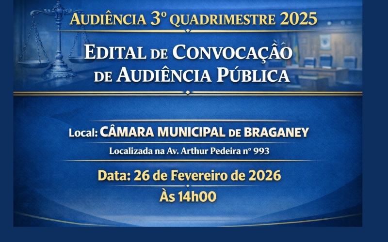 Audiência Pública, Edital de Convocação